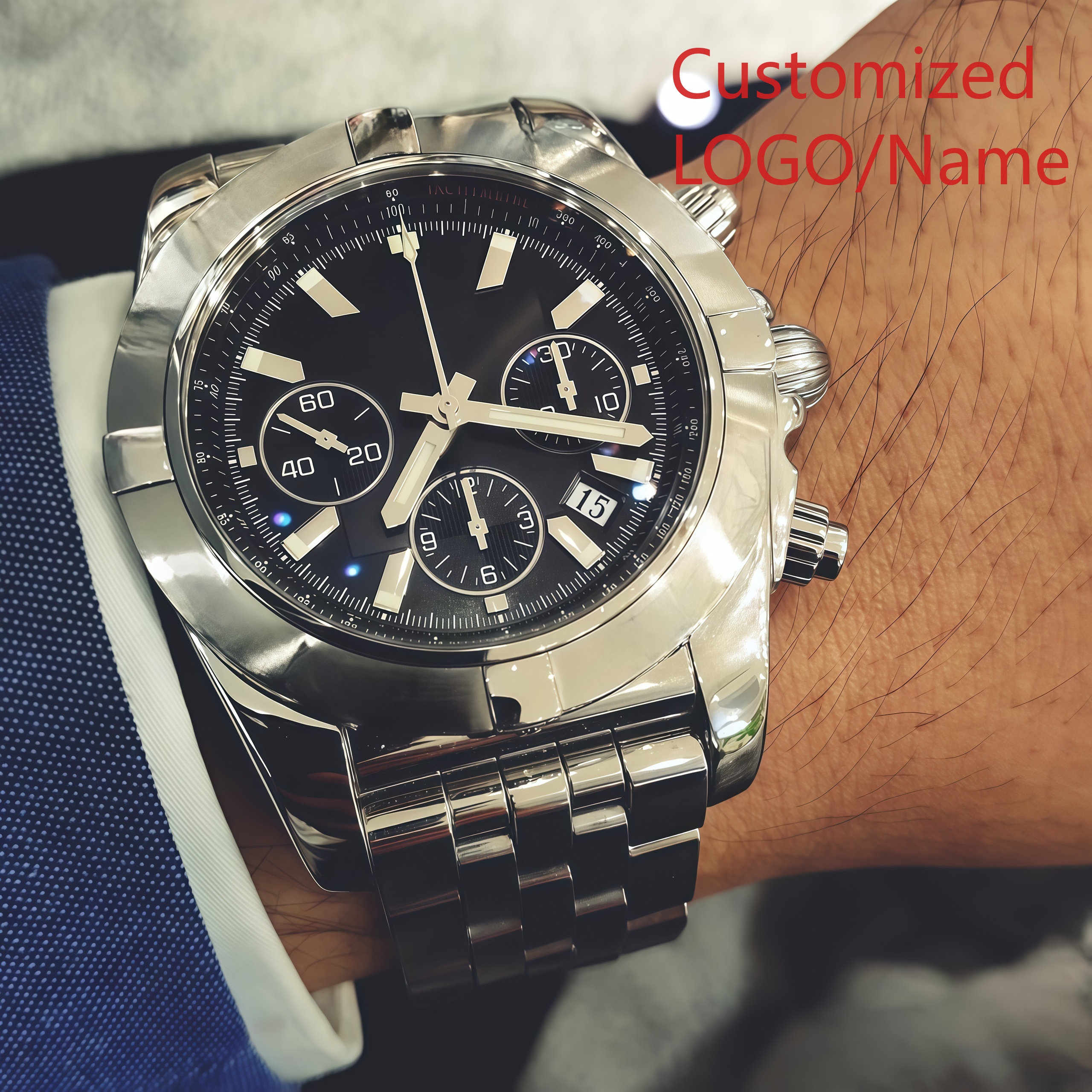 Luxury Watch Store - A182 Store 46mm Men's Quartz Chronograph,