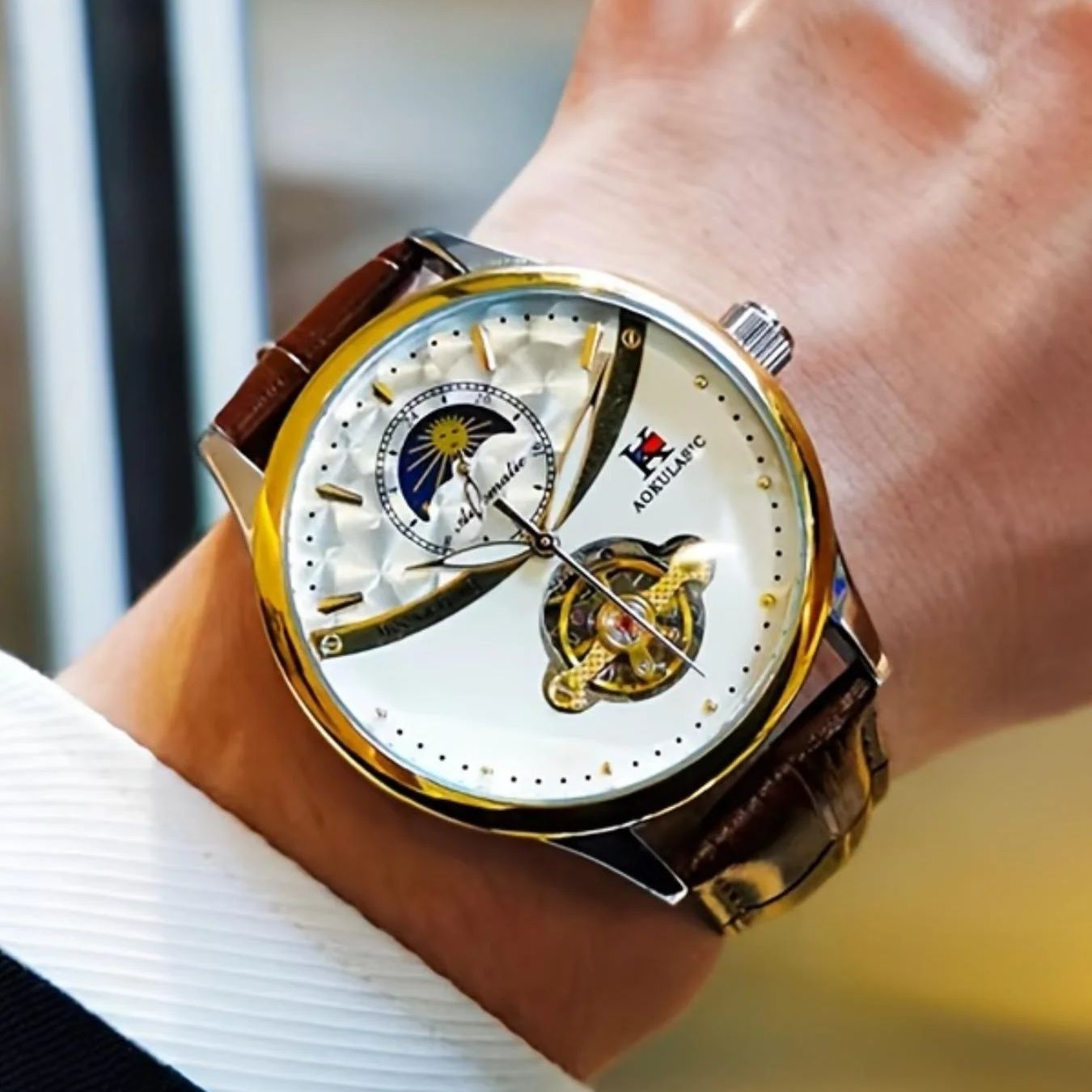 Luxurious Men's Automatic Mech - Luxury Watch It incelemesi ve fiyatı