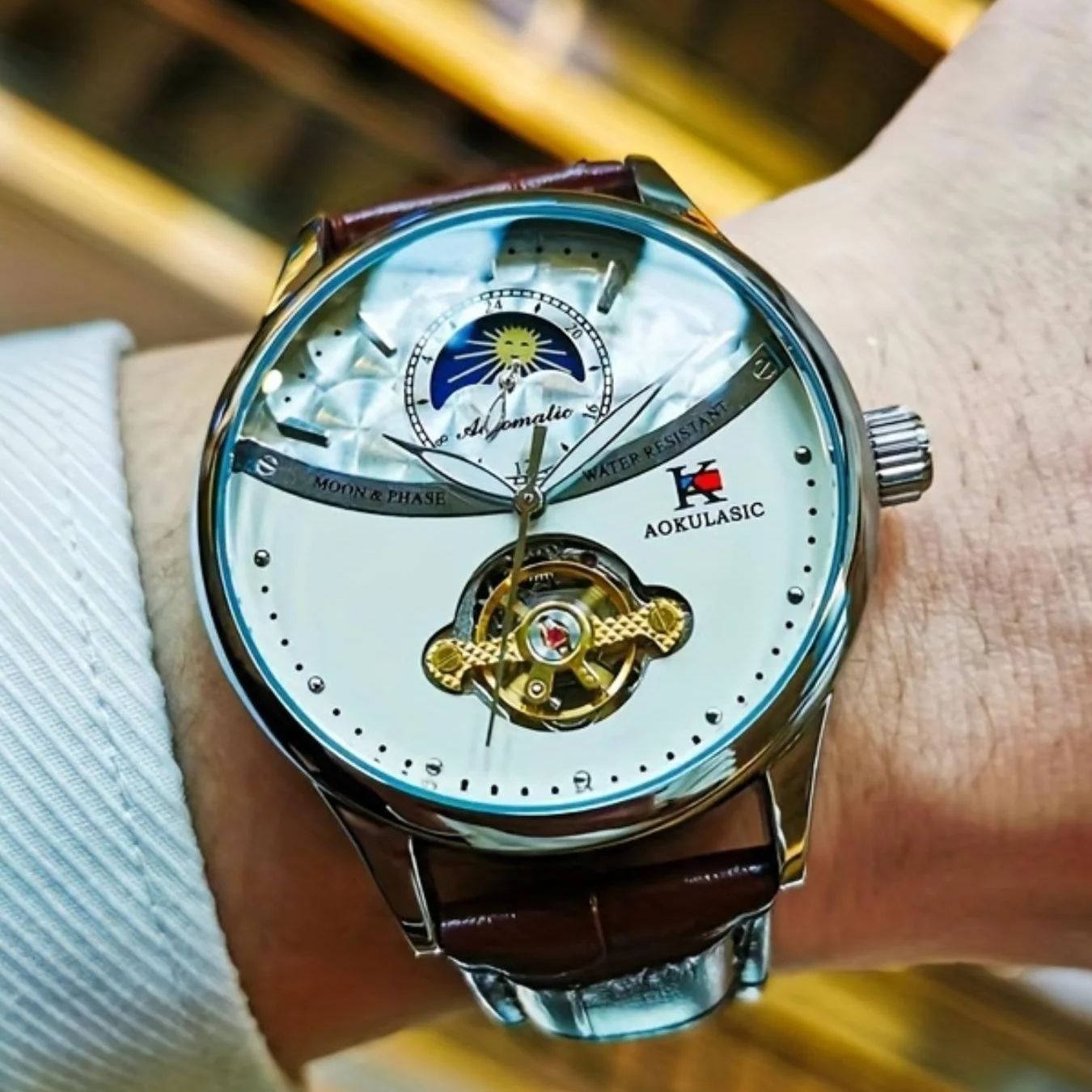 Luxurious Men's Automatic Mech - Luxury Watch It incelemesi ve fiyatı