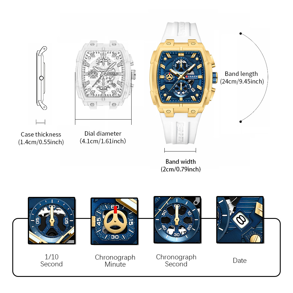 CURREN Luxury Vintage Watch fo - Luxury Watch Men incelemesi ve fiyatı