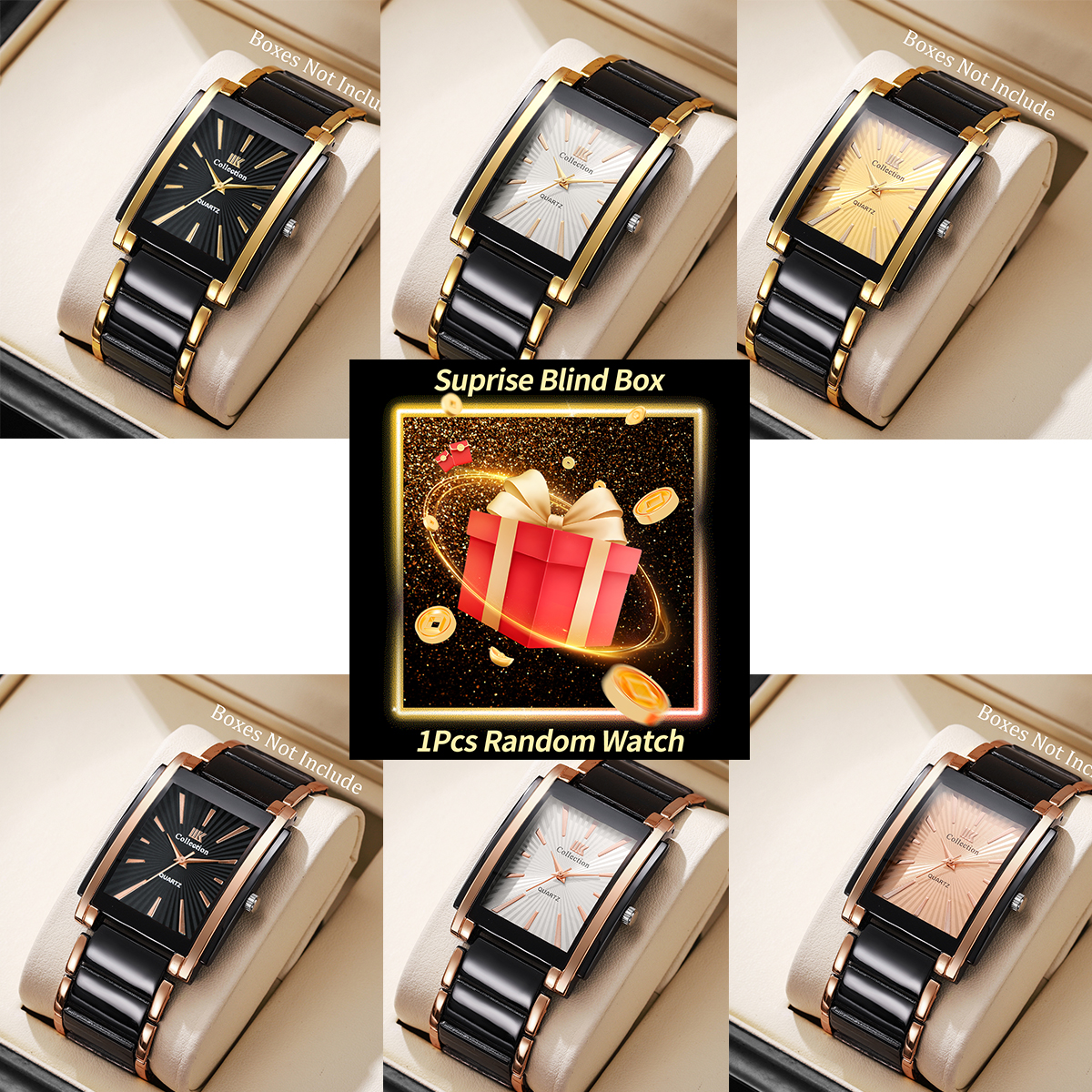 1PC Surprise Mystery Blind Wat - Luxury Watch Men incelemesi ve fiyatı