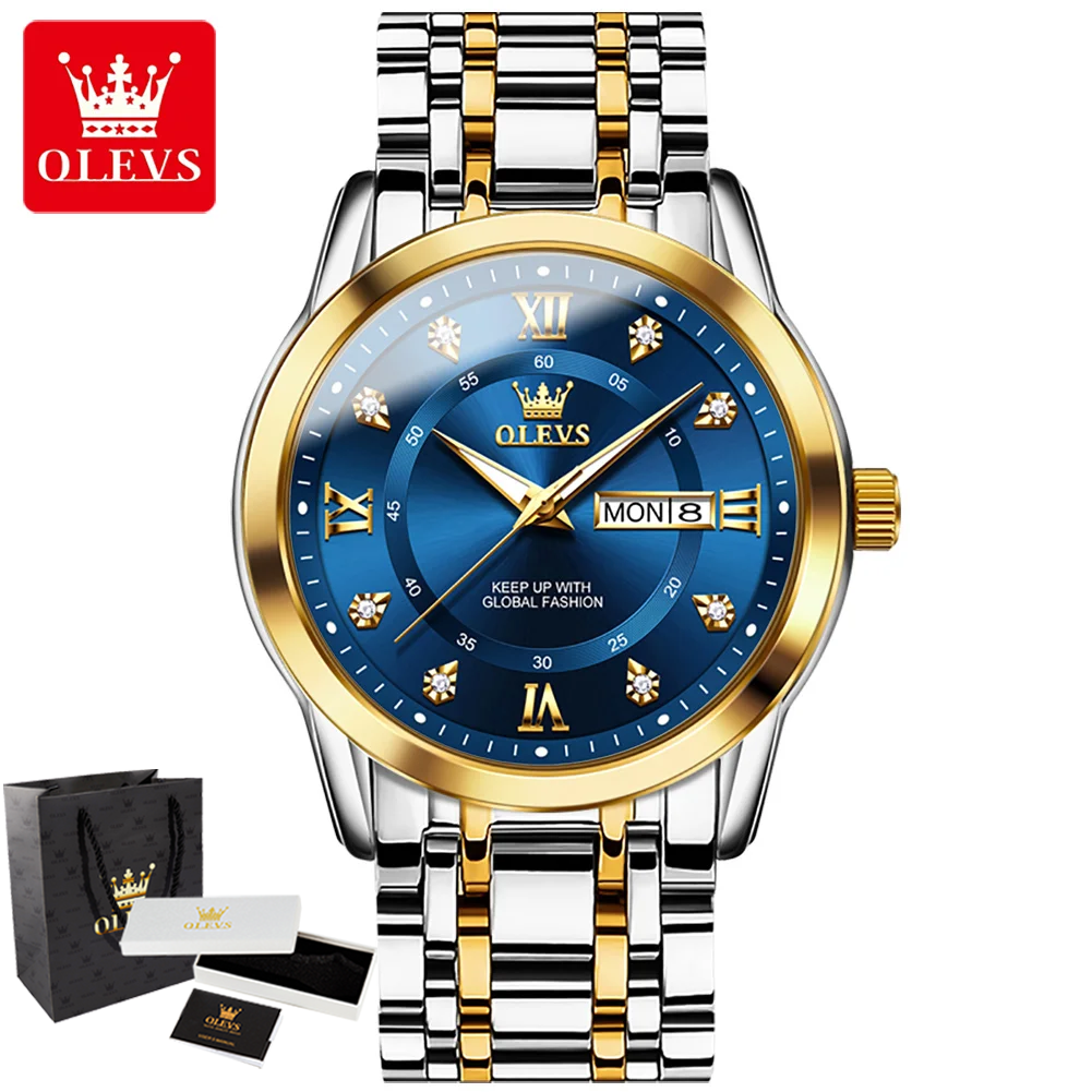 OLEVS 5513 Man Watch Stainless - Luxury Watch Men incelemesi ve fiyatı