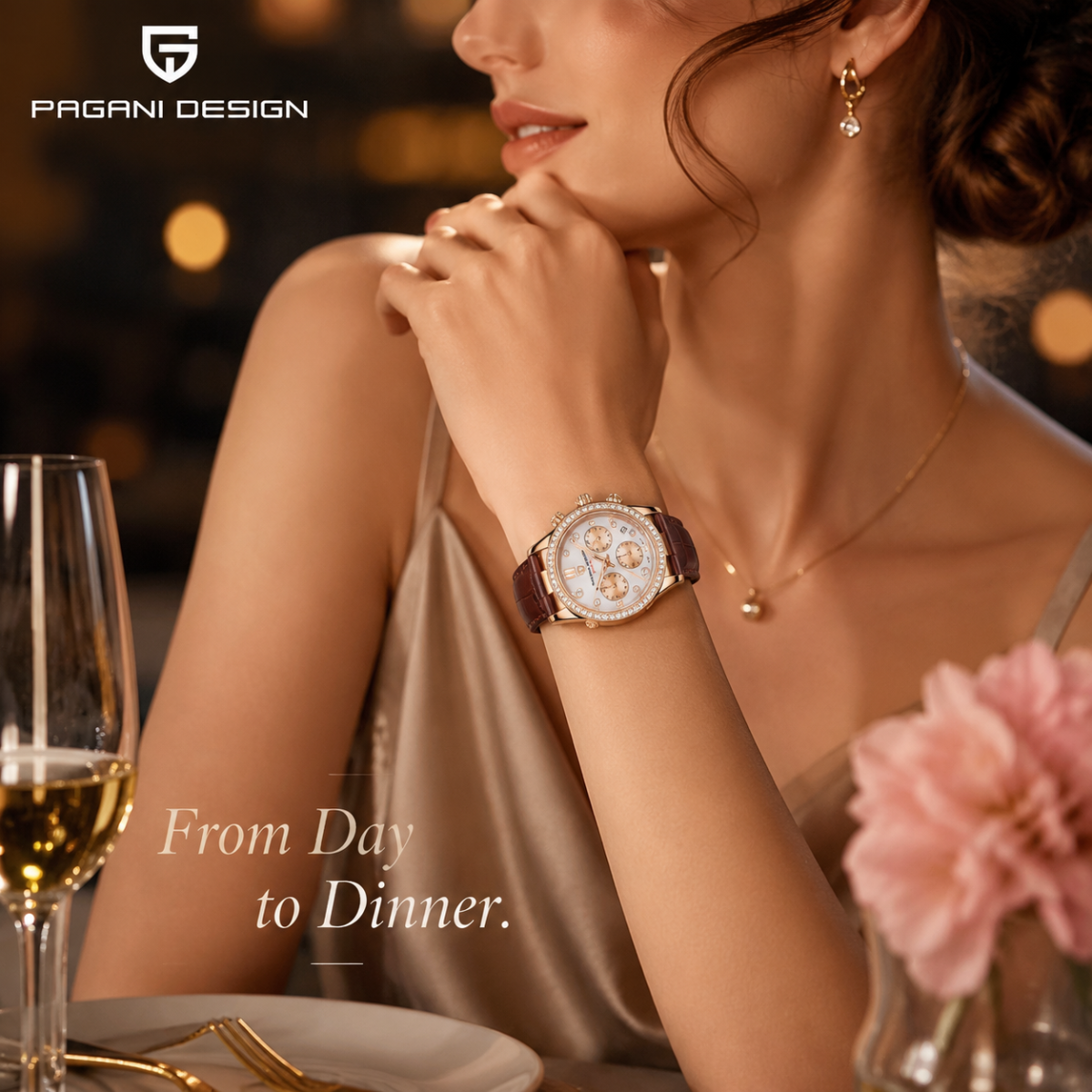 PAGANI DESIGN Women's Chronogr - Luxury Watch Leather incelemesi ve fiyatı
