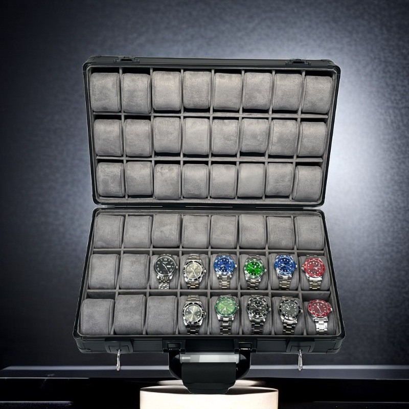 Aluminum Green Watch Box Mens  - Luxury Watch Class incelemesi ve fiyatı