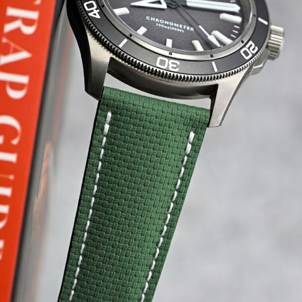 20 21 22mm Sailcloth FKM Rubbe - Luxury Watch Class incelemesi ve fiyatı
