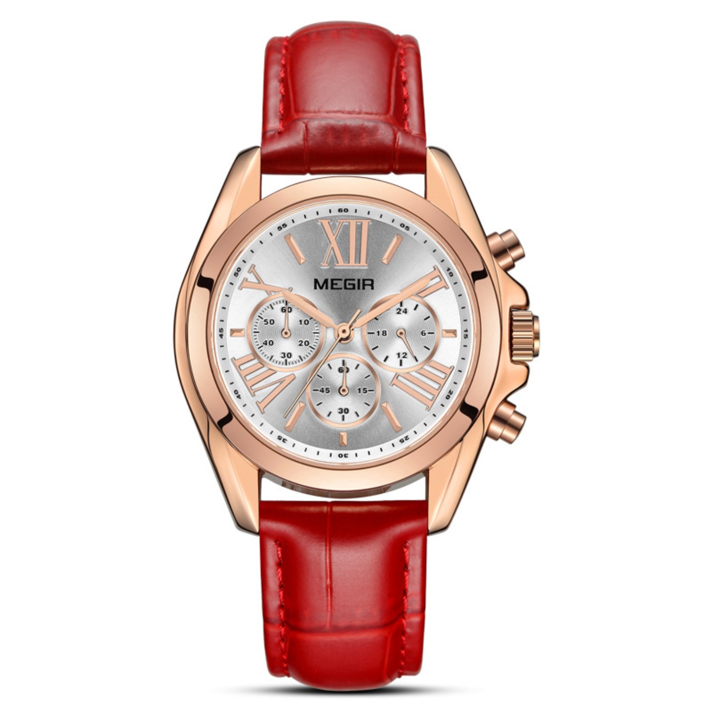 MEGIR New Luxury Leather Watch - Luxury Watch Leather incelemesi ve fiyatı