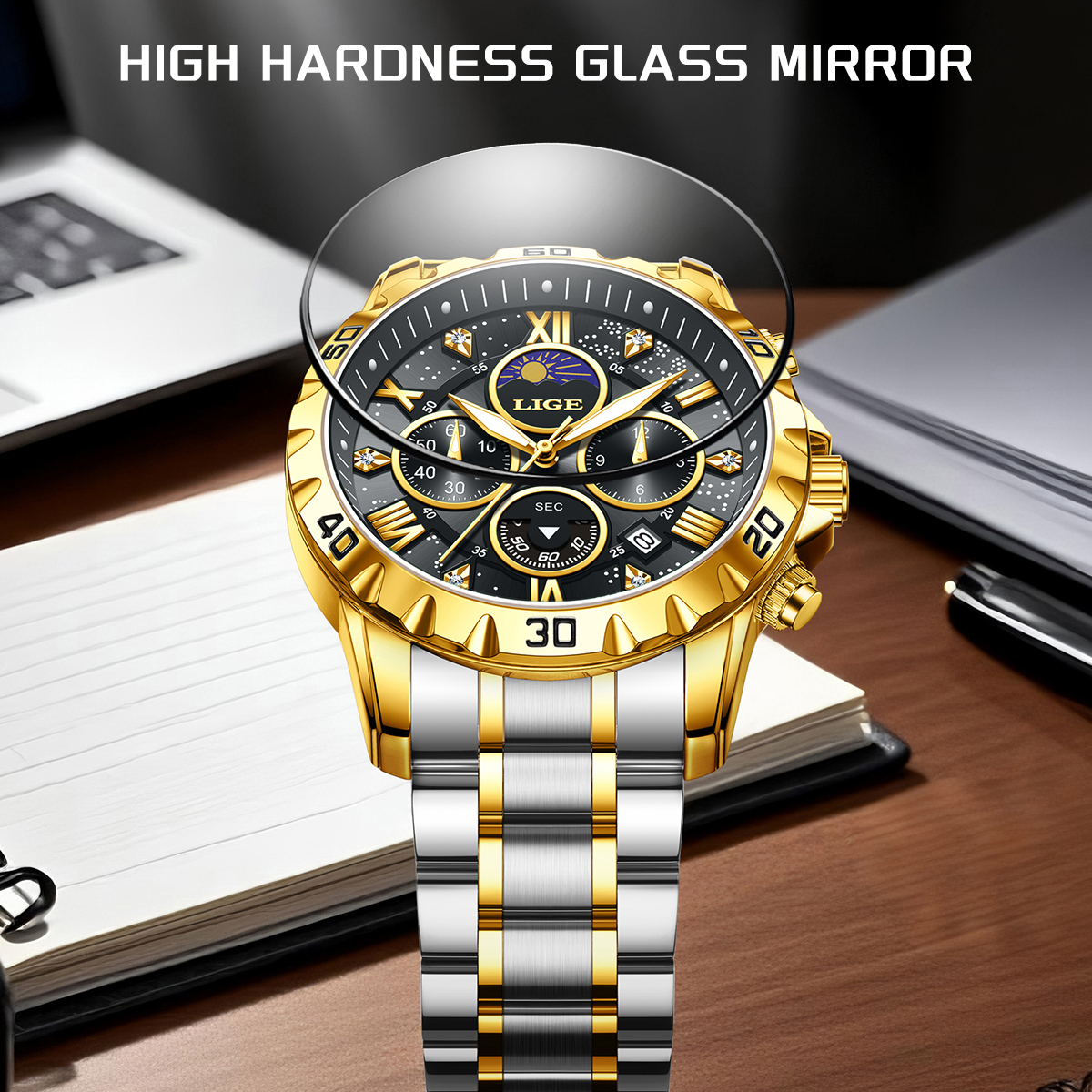LIGE Top Brand Luxury Quartz M - Luxury Watch Men incelemesi ve fiyatı
