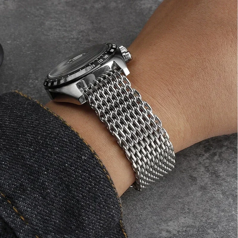 18/20/22/24mm Mesh Solid Stain - Luxury Watch Class incelemesi ve fiyatı