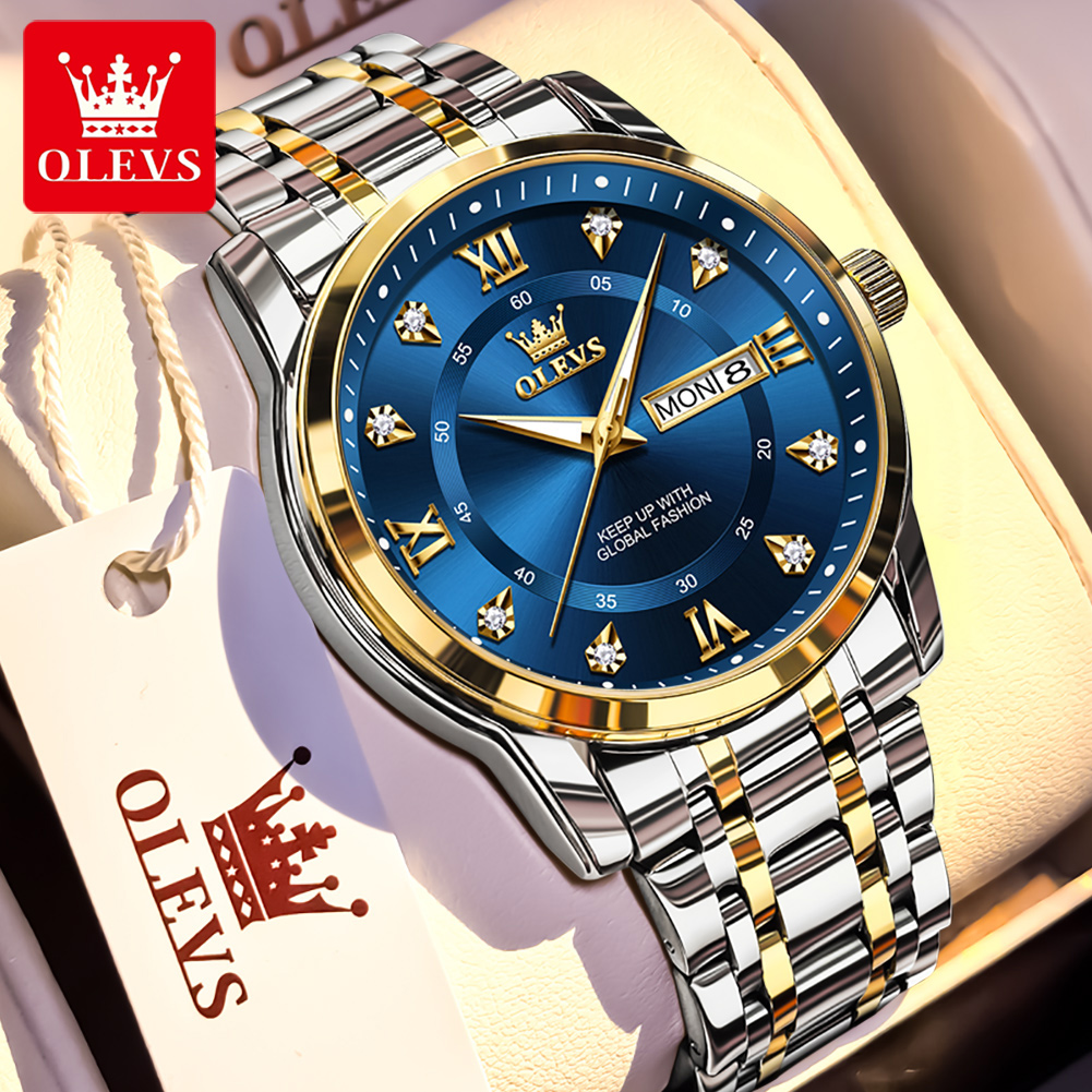OLEVS Brand Fashion men's watc - Luxury Watch Men incelemesi ve fiyatı