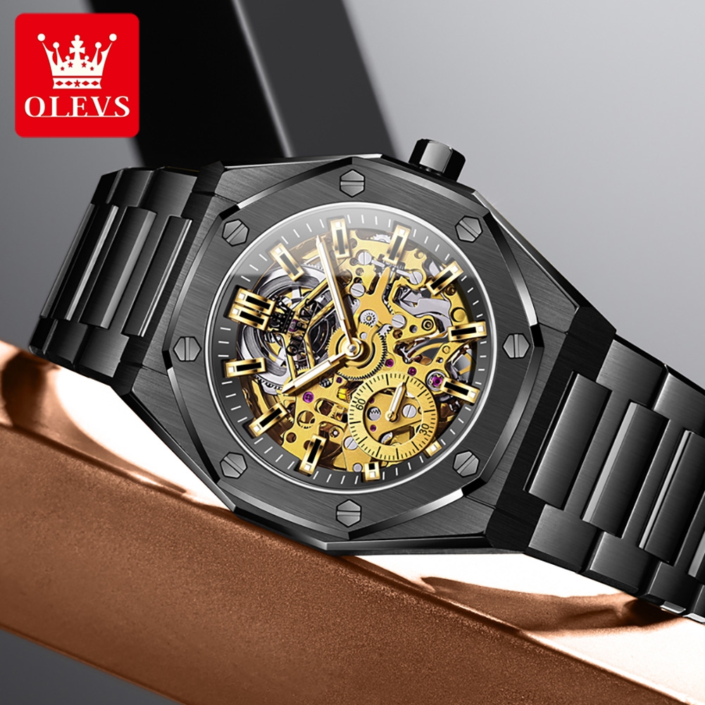 OLEVS 6669 Fully Hollow Men's  - Luxury Watch Men incelemesi ve fiyatı