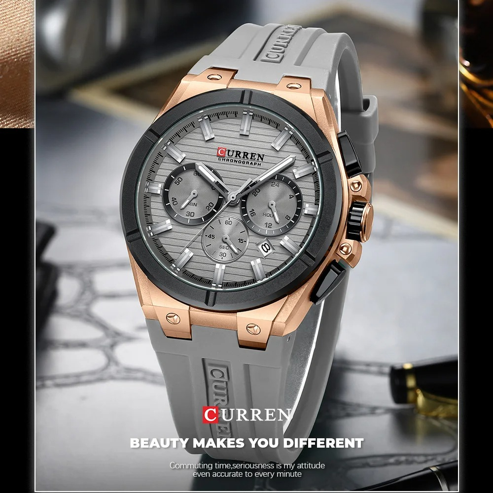 CURREN 8487  NEW WristWatch Ch - Luxury Watch It incelemesi ve fiyatı