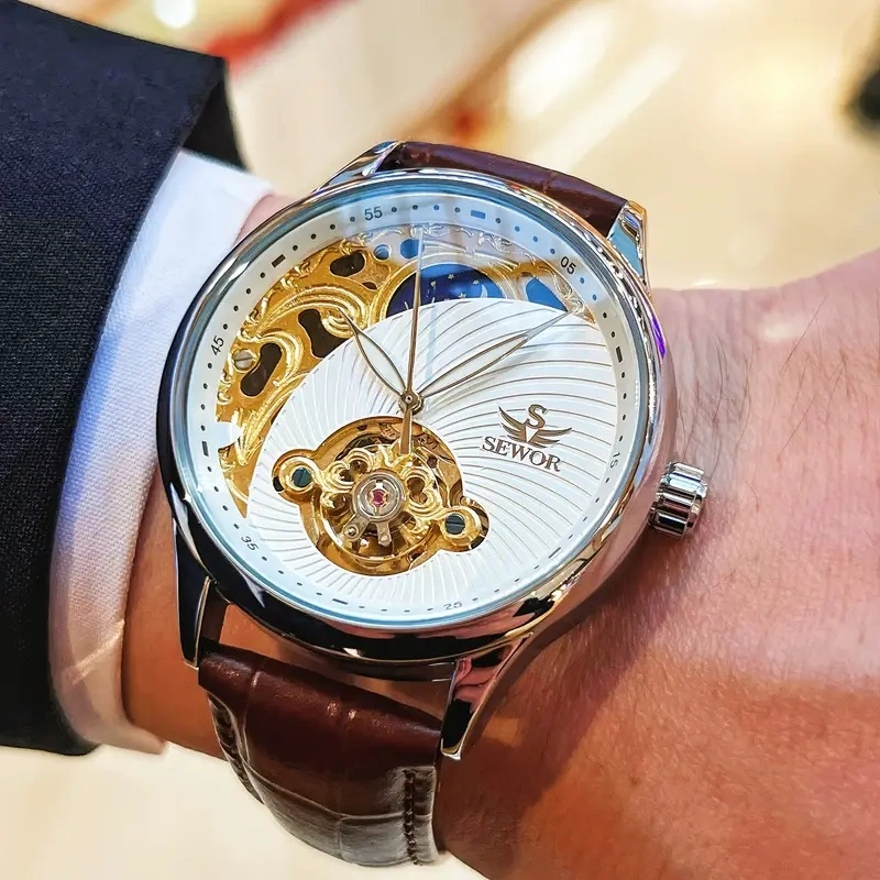 Luxurious Men's Automatic Mech - Luxury Watch It incelemesi ve fiyatı
