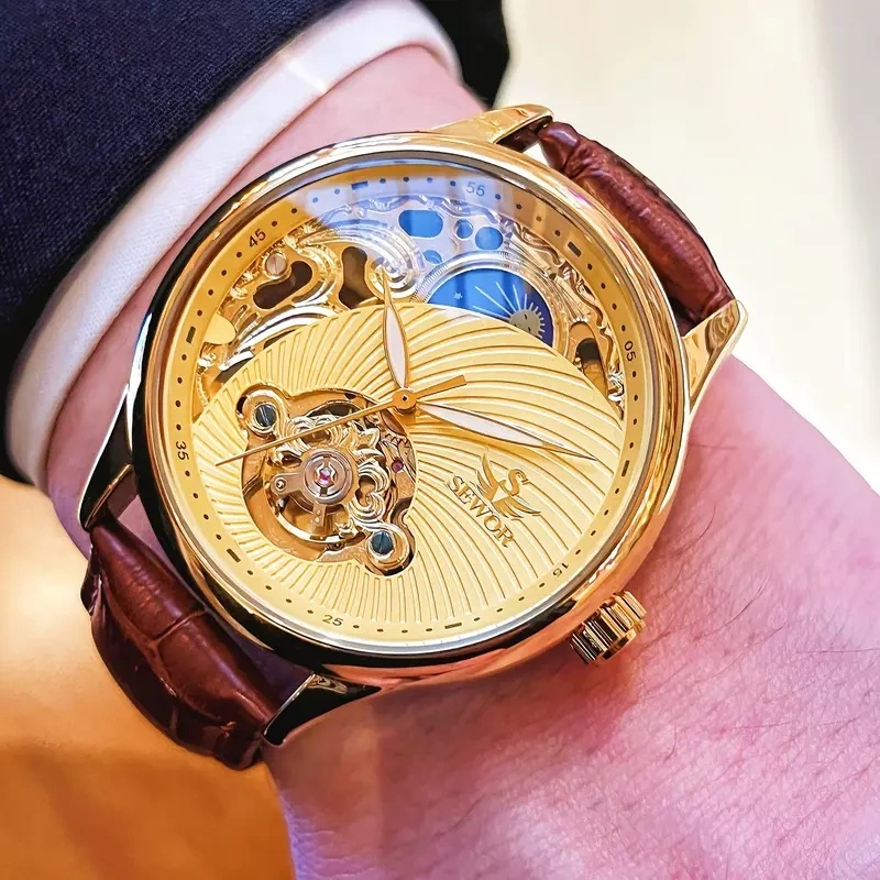 Luxurious Men's Automatic Mech - Luxury Watch It incelemesi ve fiyatı