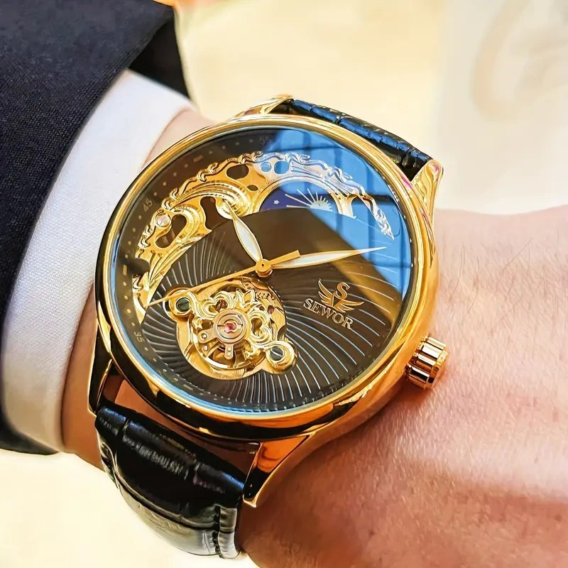 Luxurious Men's Automatic Mech - Luxury Watch It incelemesi ve fiyatı