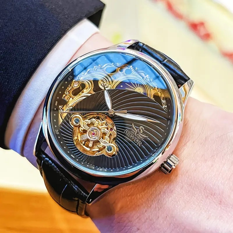 Luxurious Men's Automatic Mech - Luxury Watch It incelemesi ve fiyatı