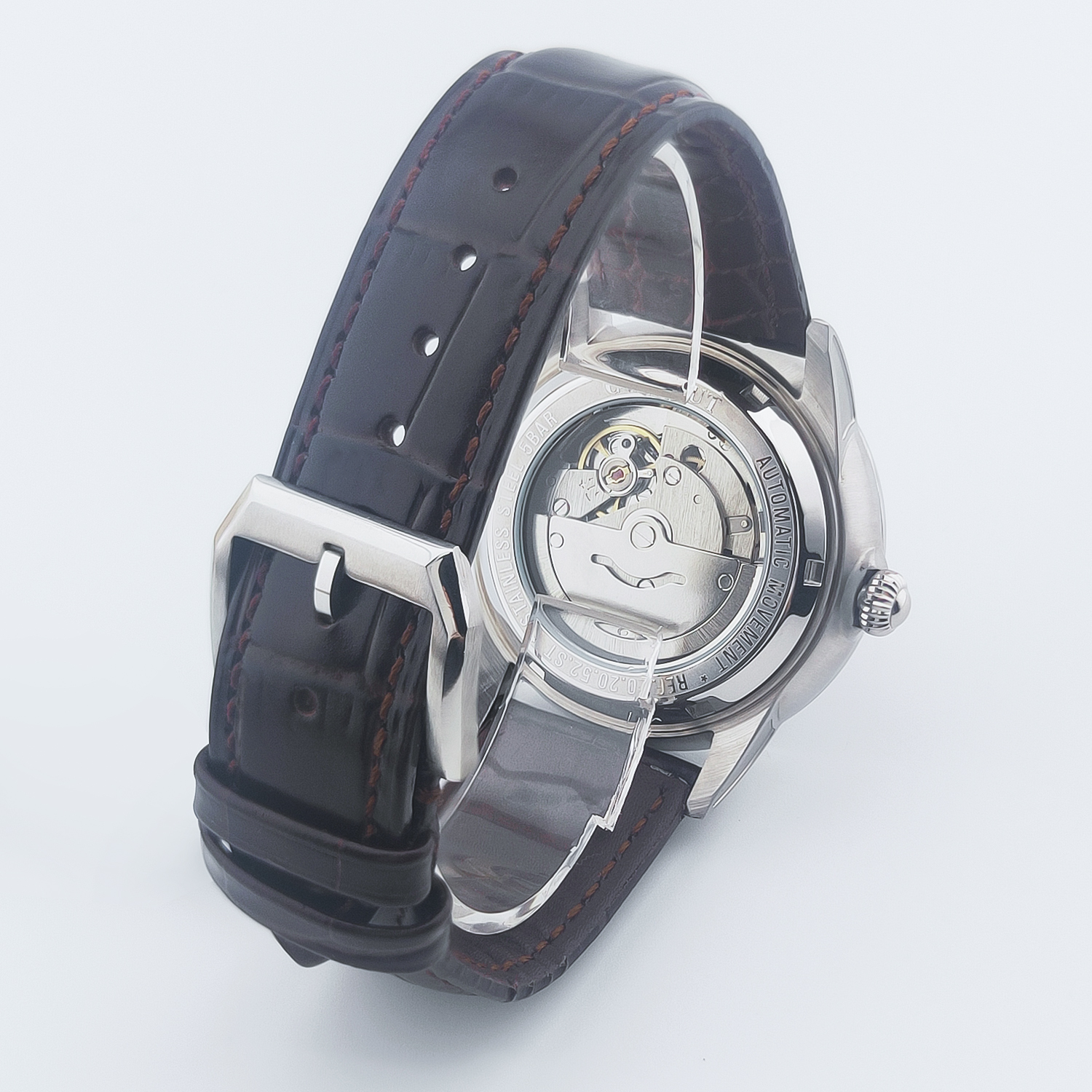CUSTOM Logo 41mm MIYOTA8215 Au - Luxury Watch Leather incelemesi ve fiyatı