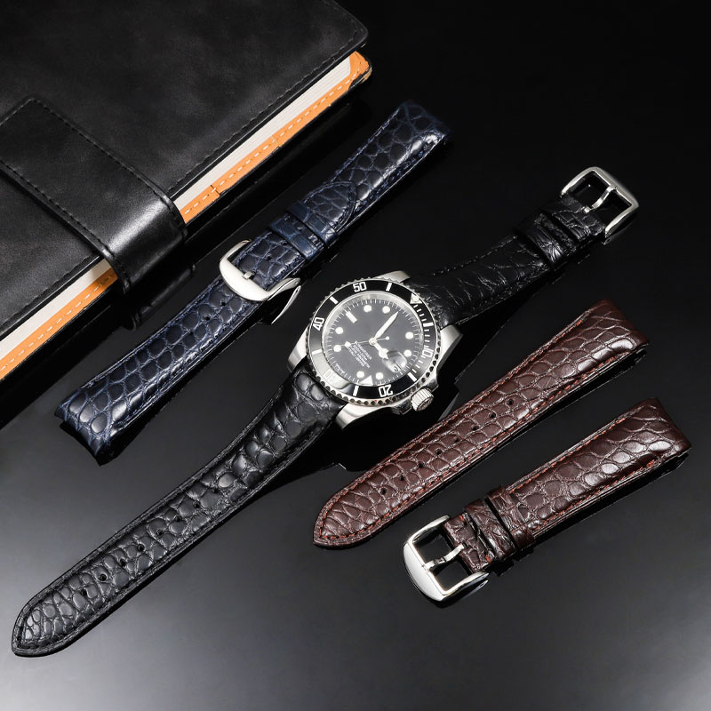 20mm 22mm Curved Crocodile Ski - Luxury Watch Class incelemesi ve fiyatı