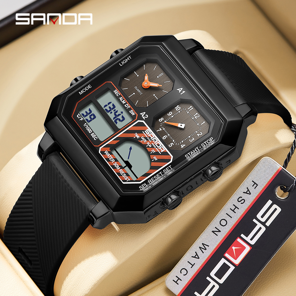SANDA Top Brand 6210 Fashion M - Luxury Watch Store incelemesi ve fiyatı