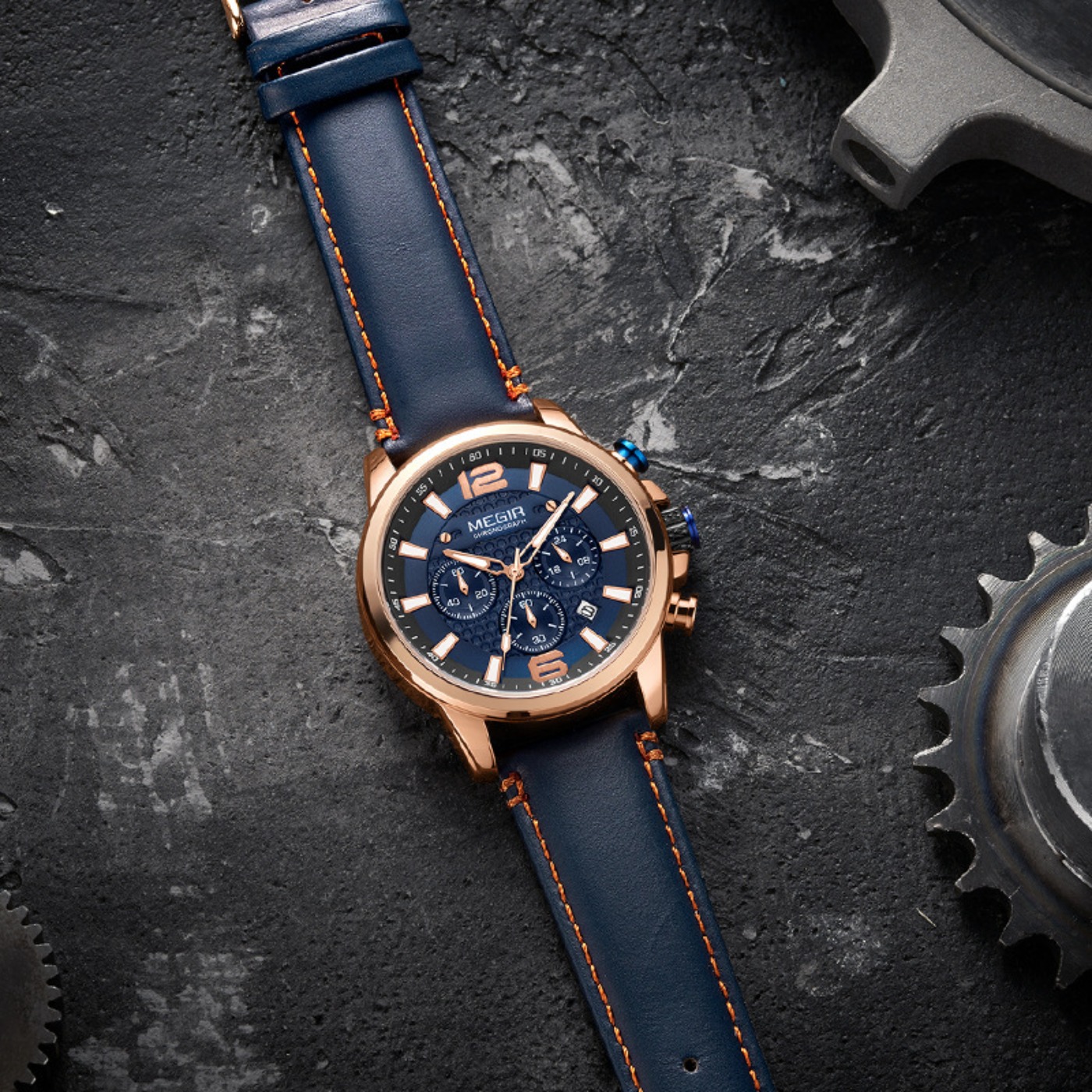 MEGIR 2020 Luxury Watches Men  - Luxury Watch Leather incelemesi ve fiyatı
