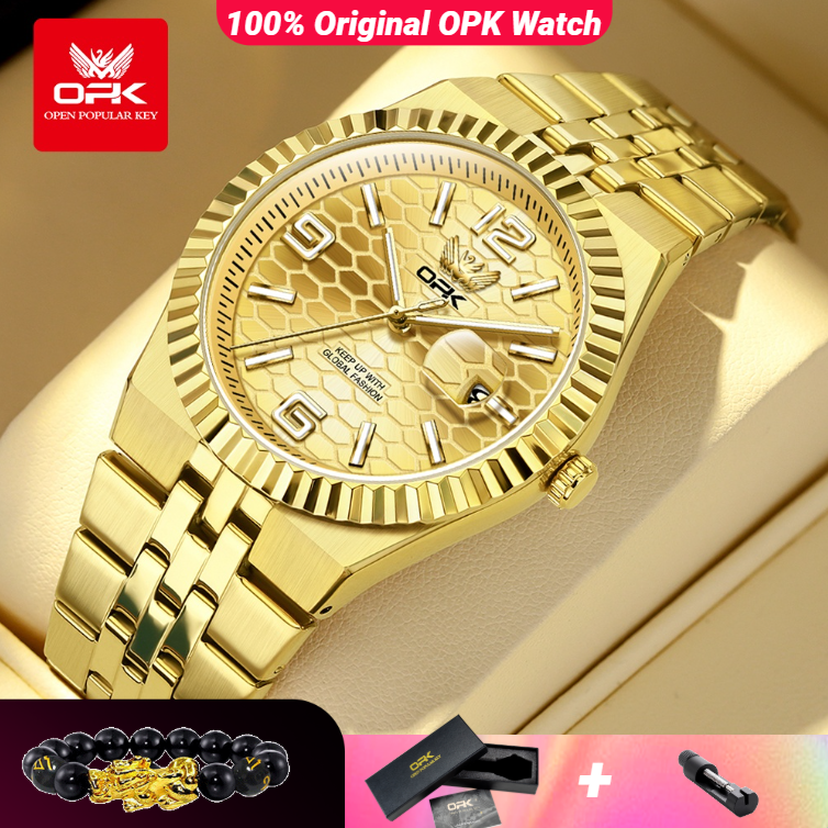 OPK 8186 Business Men's Watch  - Luxury Watch Leather incelemesi ve fiyatı